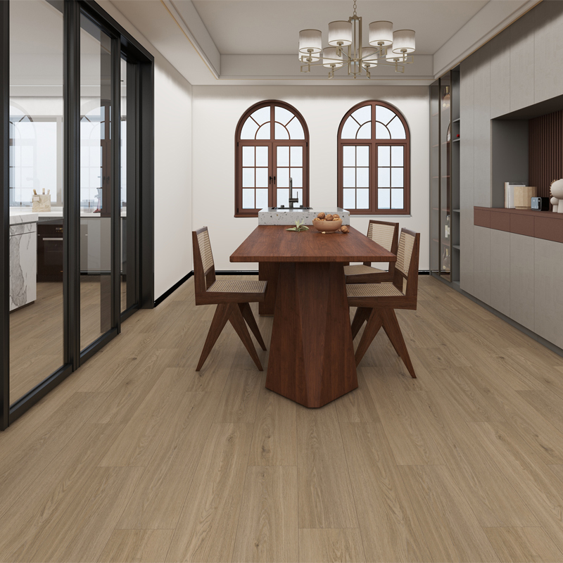 ダイニングルーム用耐水性ラミネートフローリング